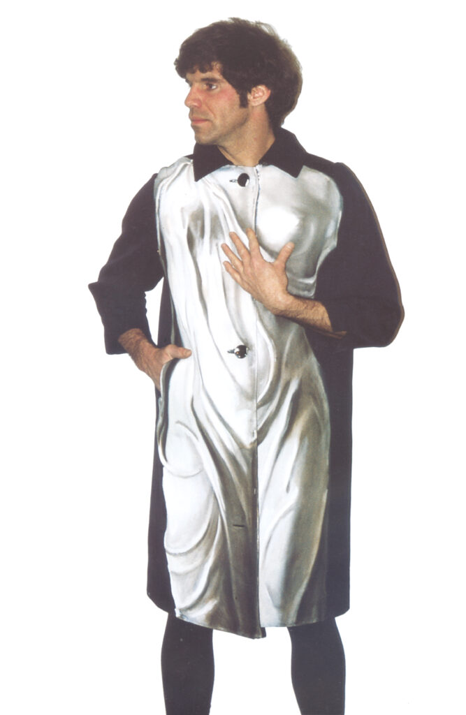 Irina Nakhova, Friends and Neighbors, oil on found coat, 1994