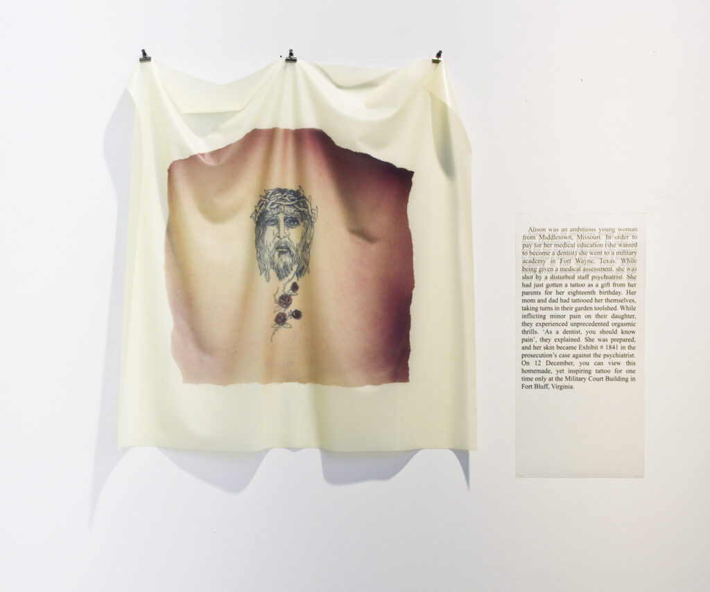 Irina Nakhova, Skin No. 10, solvent inkjet on latex, 2010