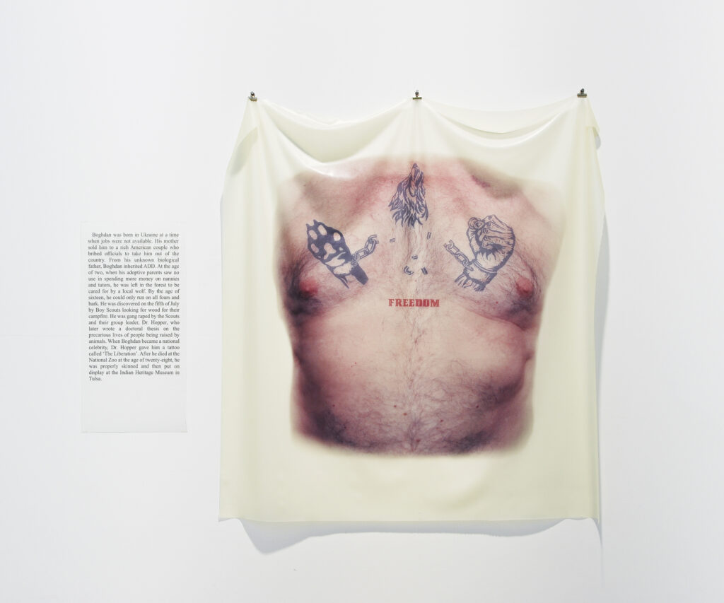 Irina Nakhova, Skin No. 6, solvent inkjet on latex, 2010