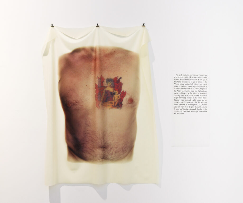 Irina Nakhova, Skin No. 1, solvent inkjet on latex, 2010