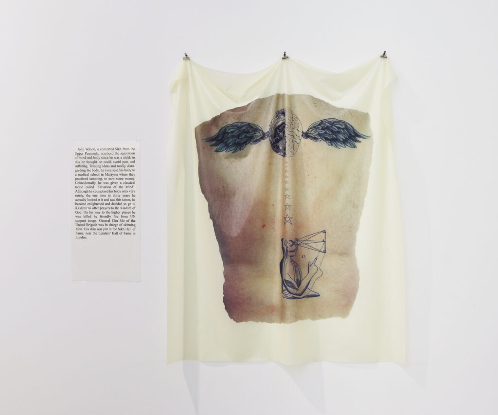 Irina Nakhova, Skin No. 8, solvent inkjet on latex, 2010
